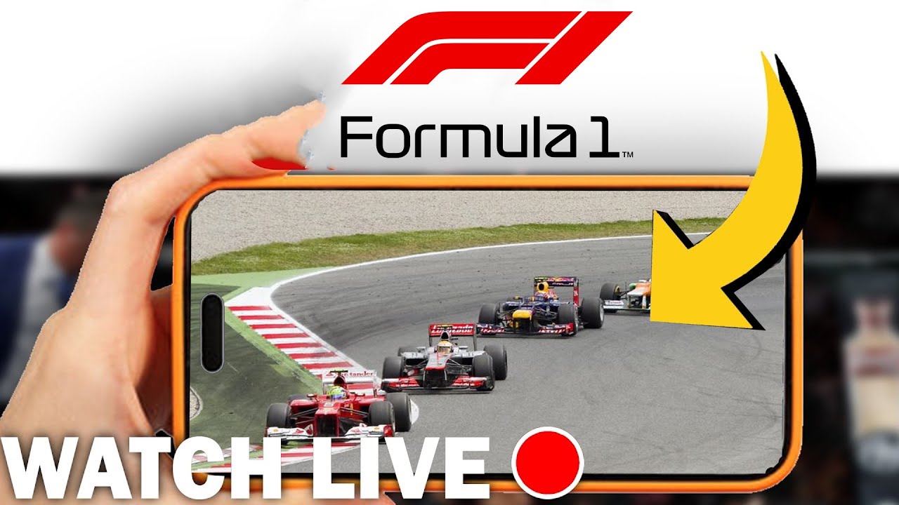 Formula 1 car speeding around a track with