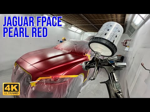 Pearl Red in Kapci Basecoat And 6030 Clearcoat - New Iwata LS400 series 2 And WS400 Series 2