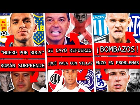 This star is desperate to play for Boca! River lost this reinforcement. What about Villa? Racing'...