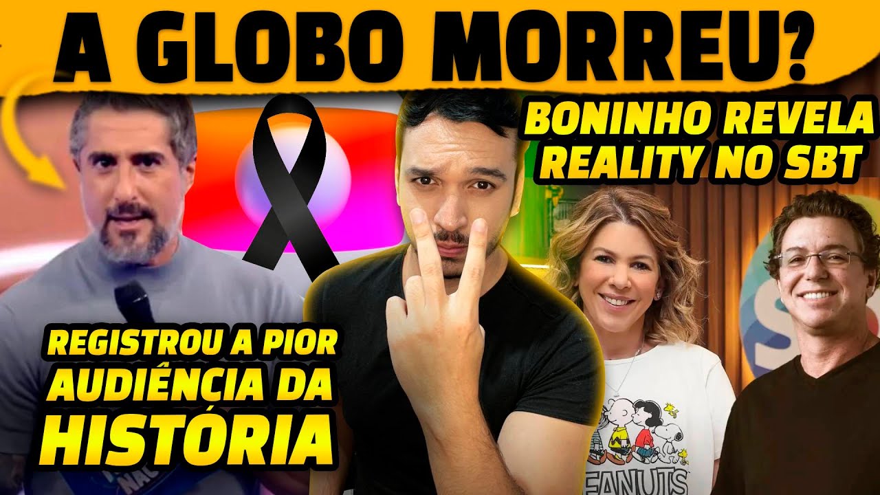 🚨A Globo morreu? Canal teve a pior audiência da história + Boninho revela reality show no SBT