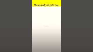 Vikram Vedha Movie Review #factpika #shorts #bollywood