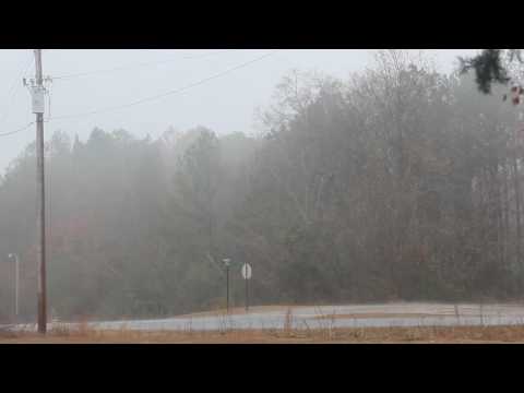 Strong Squall Line in Goodwater, AL