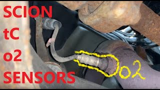 Scion TC O2 Sensor Location Bank 1 Sensor 1 and 2 p0031 p0138 2009 2008 2007