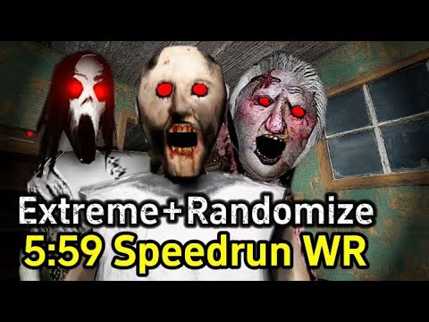 Granny Recaptured(PC) Extreme+Randomize Speedrun In 5:59(WR)