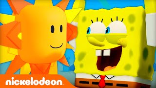 SpongeBob&#39;s &quot;BEST DAY EVER&quot; In A Video Game World 🎮 | Nickelodeon Cartoon Universe