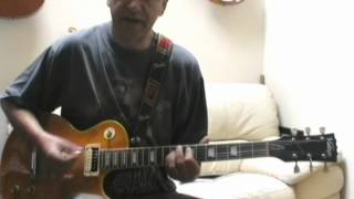 Green Manalishi guitar tutorial part one