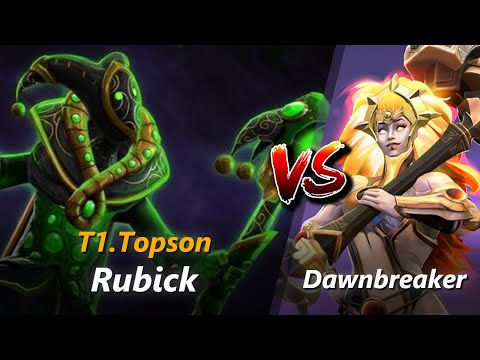 Topson mid Rubick vs Dawnbreaker | First 10 minutes