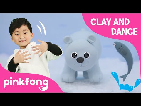 Paw Paw Polar Bear and Make Clay Polar Bear | Clay and Dance | Pinkfong Songs for Children