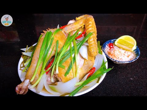 Thịt gà hấp hành