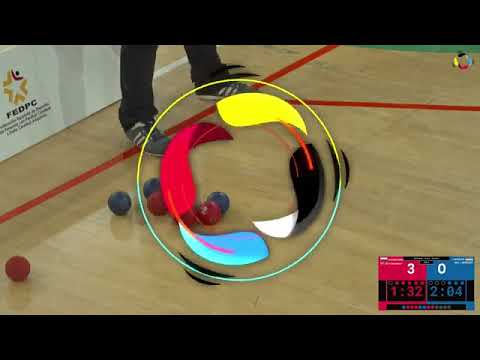 WorldBoccia European Championship 25.11.2021 Martin Strehársky (SVK) vs. László Hegedűs (HUN) (BC4)