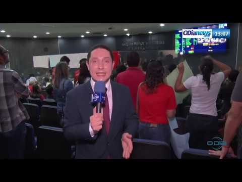 O DIA NEWS 10 07  Manifesto de professores na caÌ‚mara municipal de Teresina
