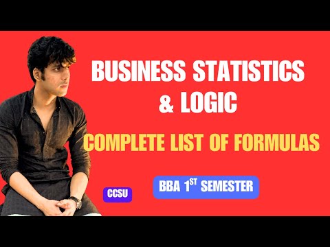Business Statistic and Logic for BBA 1st Semester Exam Favourite Questions