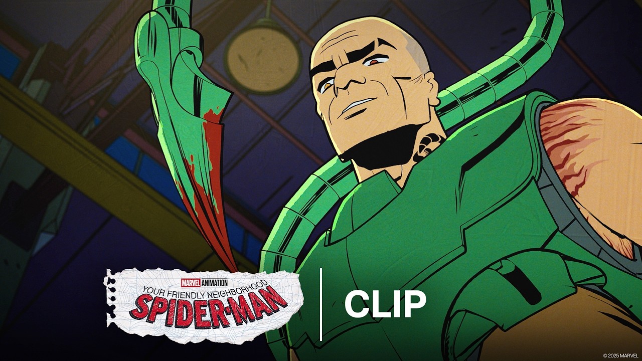 Spider-Man VS Scorpion Fight Scene | Your Friendly Neighborhood Spider-Man | Official Clip