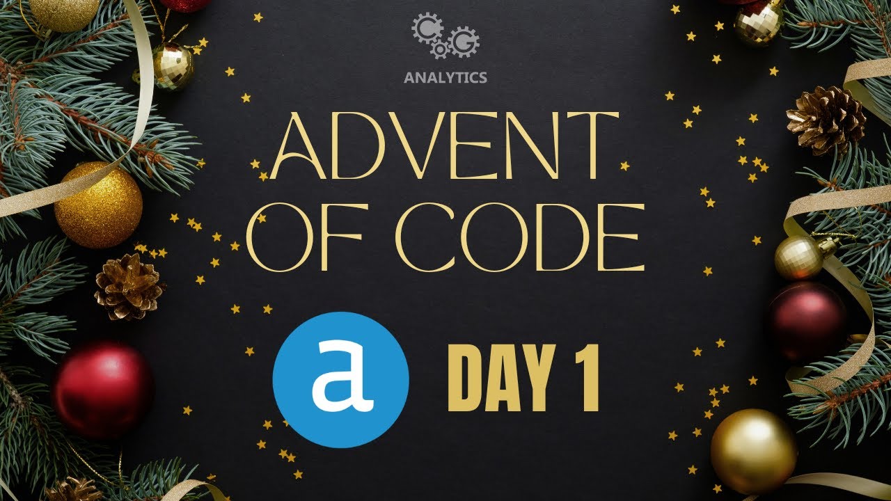 Advent of Code 2024 Day 1 - Parts 1 & 2 Solution with Alteryx Designer