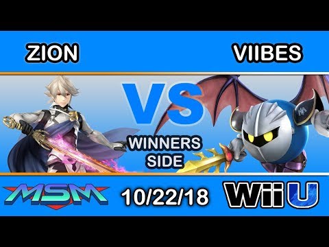 MSM 163 - Viibes (Metaknight) vs Zion (Corrin) Winners R2 - Smash 4