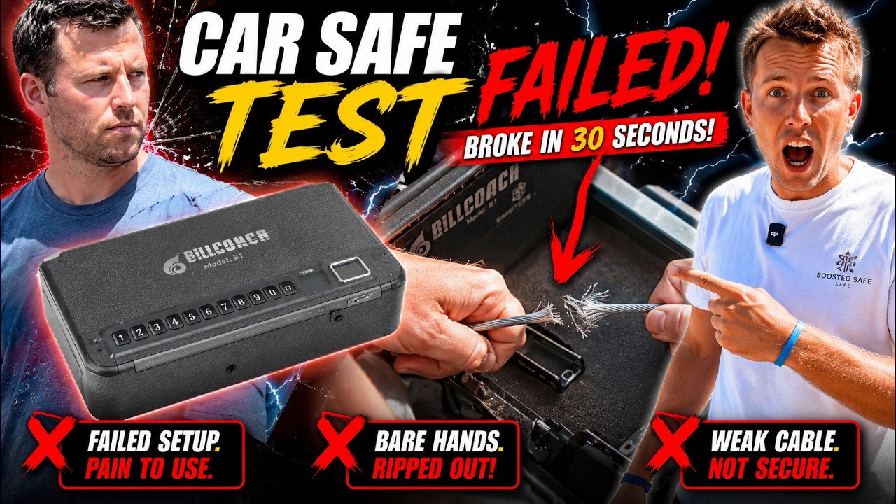 Billconch car safe setup pull test and fit check video