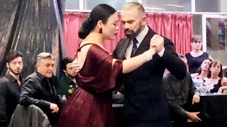 Lan Yijia Wang y Claudio González. La Peregrinación (Sexteto Mayor)Milonga Gente Amiga 25jun23 (2/3)