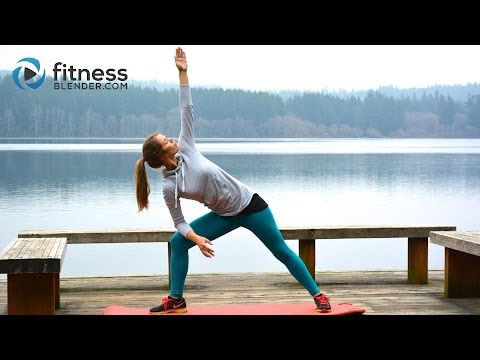 Lake Yoga Workout - Fluid Yoga Stretches for Flexibility, Toning & Stress Relief - Cool Down Workout