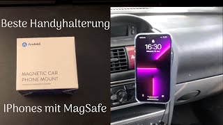 BESTE KFZ HANDYHALTERUNG für Iphones mit MagSafe (iPhone 14 / iPhone 13 / iPhone 12)