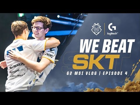 We Beat SKT | G2 MSI Vlog Episode 4