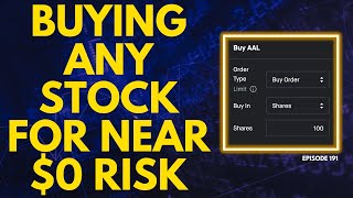 HOW TO BUY ANY STOCK WITH NEAR ZERO RISK!