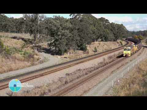 Australian Diesels 5040 & 5032 - Loaded Coal - August 2023