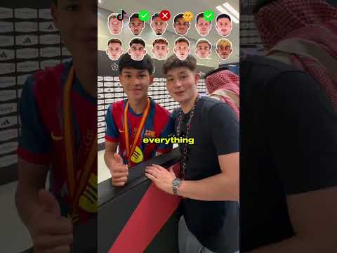 How Many Barcelona Players Can I Meet?🇪🇸