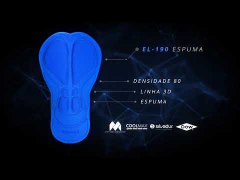 MTB EL-190 | Extralight Pads - Forros para bermudas, calças e bretelles de ciclismo.