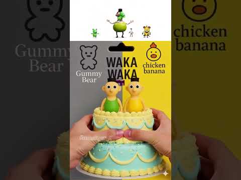 Unboxing Cake Hamood Habibi X Gummy Bear X Chicken Banana