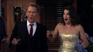 HIMYM Ted punches Darren at Barney and Robin&#39;s wedding