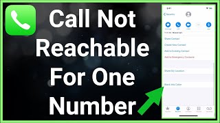 How To Block Phone Number By Setting Call Not Reachable