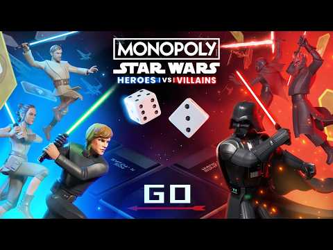 Monopoly Star Wars Heroes vs Villains Gameplay Walkthrough