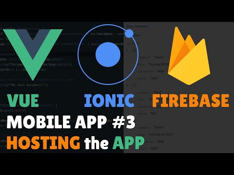 Hosting the Vue.js App with Firebase Hosting tool.