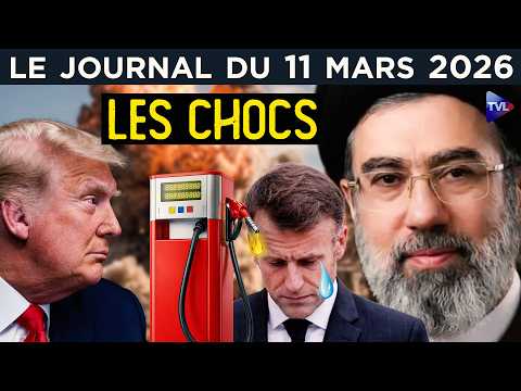 Guerre Iran : Ormuz bloqué, USA dépassés, vers le choc pétrolier ? - JT du mercredi 11 mars 2026