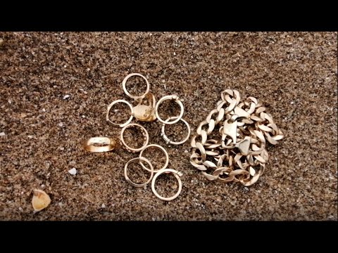 Finding gold on the beach