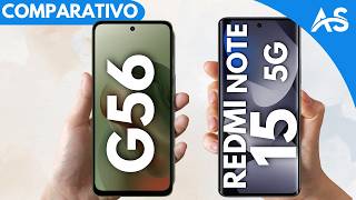Moto G56 vs Redmi Note 15 5G - Comparativo