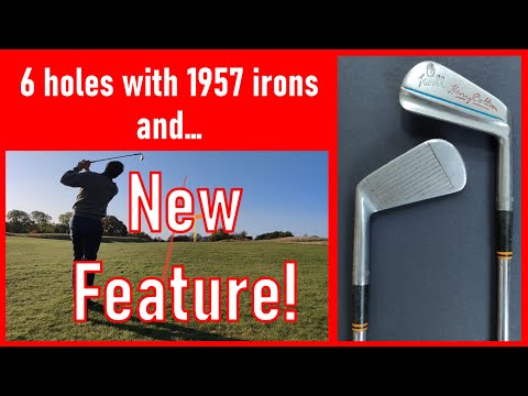 George Nicoll Henry Cotton irons from 1957 on the course, with a new challenge.