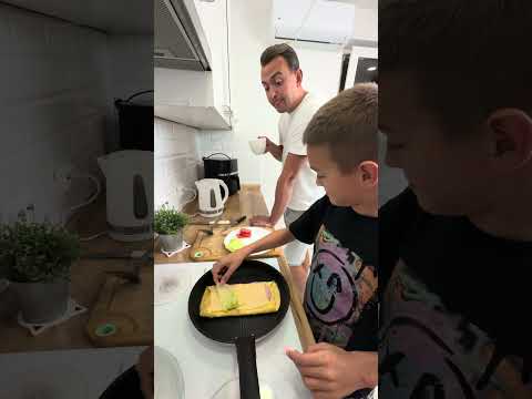 Dad’s Watching… Breakfast Is Serious Business 😂 #funny #funnyvideo #family