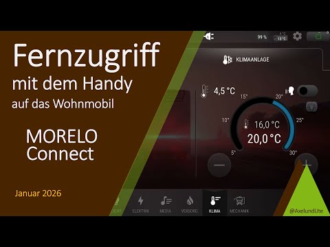 Remote access to the motorhome via mobile phone with MORELO Connect to go HUB