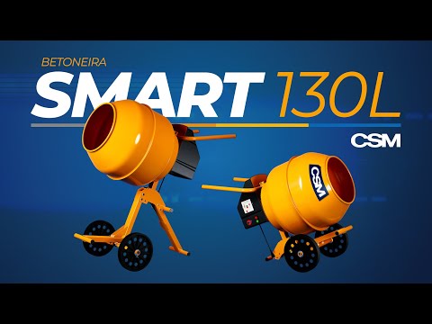 Betoneira 130L Smart Multifuncional 1/2CV 220V CSM-71000401 - Video