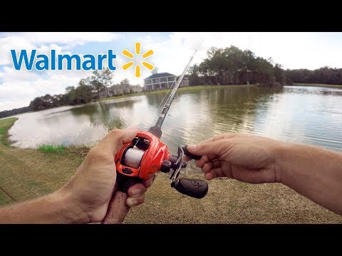 CHEAP Lure Fishing Challenge (Walmart)