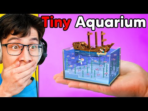 MINECRAFT Tiny Aquariums That Are Next Level