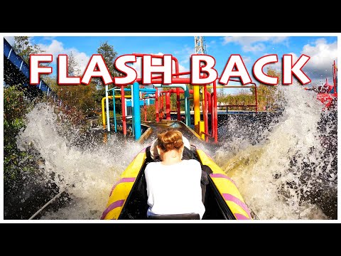 Flash Back On Ride | Walibi Belgium Log Flume    4K