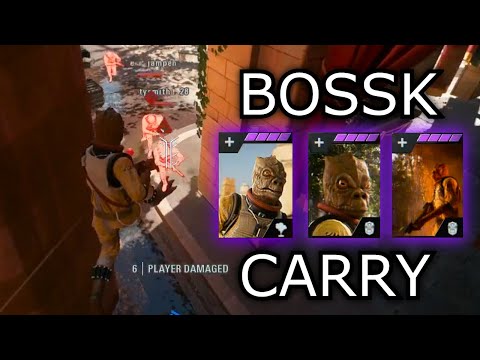INSANE BOSSK CARRY ON NABOO | Galactic Assault | Star Wars Battlefront 2