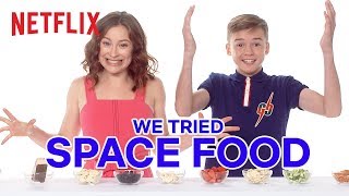 We Tried Space Food Lost in Space | Netflix After School video