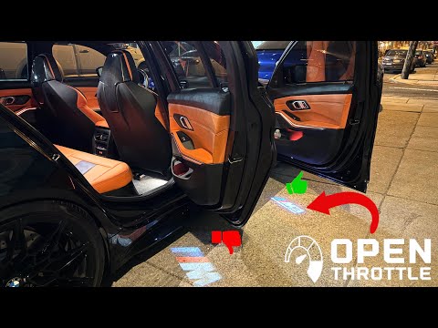 INSTALLING OPEN THROTTLE DOOR LIGHTS on my G80 M3/F98 X4M!