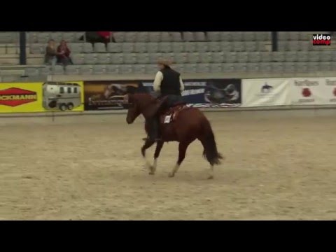 Volker Laves und CL Scotch Bar Shine Ranch Riding Futurity 2015