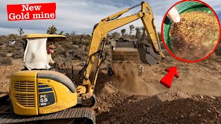 Excavator Hits The Jackpot MASSIVE Gold Find! 💰