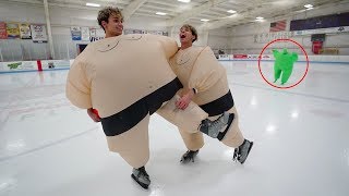 DO NOT ICE SKATE IN SUMO SUITS AT 3AM!