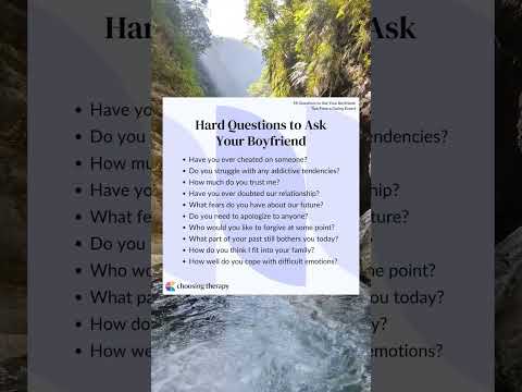 Hard Questions to Ask your Boyfriend